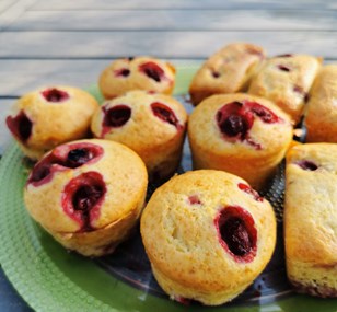 Cakes aux cerises