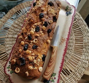 Cake avec pulpe de fruits