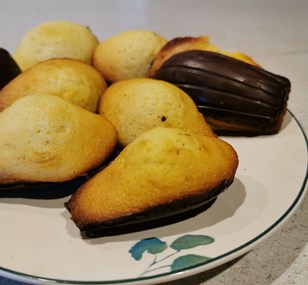 Madeleines moelleuse épeautre citron
