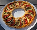 Tarte façon tian de légumes