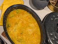 Soupe de courge et de lentilles corail