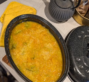 Soupe de courge et de lentilles corail