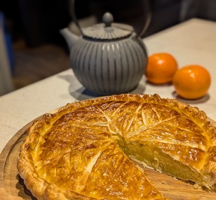 Galette des rois à la mandarine