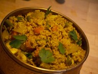 Vegetable Pulao (Inde)