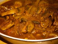 Champignons au curry.
