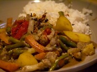 Pachari Stew (Curry de légumes au lait de coco) (Inde)