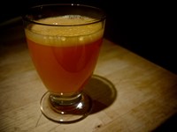 Jus de carottes, mandarines et gingembre