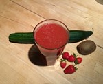 Jus Fraises Kiwis Concombre