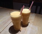 Jus d'ananas, panais et courge butternut