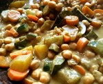 Curry aux légumes et pois chiche