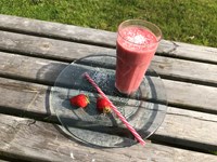 Smoothie fraises-coco